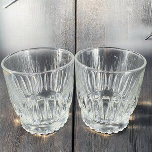 Libbey DuraTuff Everest Old Fashion Rocks Glasses 9oz Clear Cup Tumbler Set of 2
